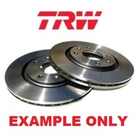 TRW Brake Disc Rotor Pair DF1013S