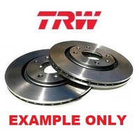 TRW Front Brake Disc Rotor Pair DF6004S