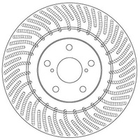 TRW Brake Disc Rotor Pair DF6692S