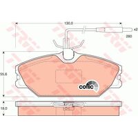 TRW Front Brake Pad GDB1030
