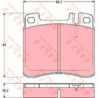 TRW Front Brake Pad GDB1122