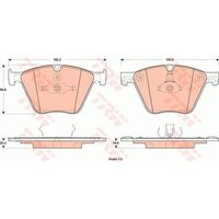 TRW Front Brake Pad GDB1915