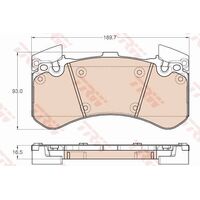 TRW Front Brake Pad GDB1976
