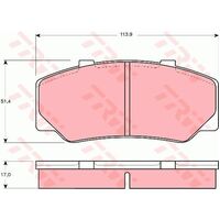 TRW Front Brake Pad GDB329