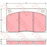 TRW Brake Pad GDB585