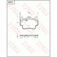 TRW Brake Pads GDB7721