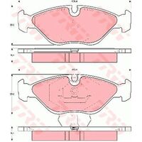 TRW Front Brake Pad GDB969