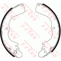 TRW Rear Brake Shoes GS7358