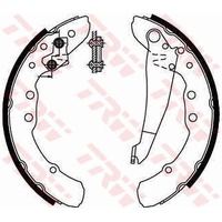 TRW Rear Brake Shoes GS8526