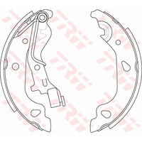 TRW Rear Brake Shoes GS8720