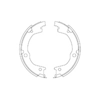 TRW Rear Brake Shoes GS8722