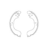 TRW Rear Brake Shoes GS8828