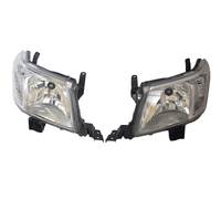 Pair of Head Light Lamp Fit For Toyota Hilux 2011~2015 2WD 4WD Ute Chrome LH+RH