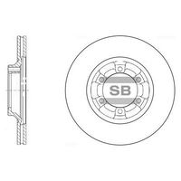 HiQ Front Brake Rotors Set SD4313