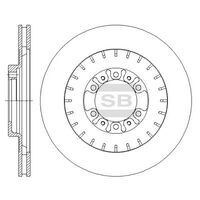 HiQ Front Brake Rotors Set SD4322