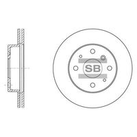 HiQ Front Brake Rotors Set SD4601