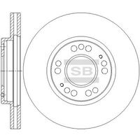 HiQ Front Brake Rotors Set SD4342