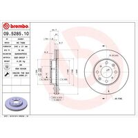 Brembo Front Brake Rotors Set 09.5285.11