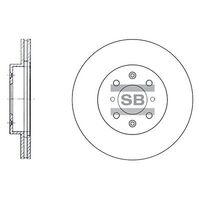 HiQ Front Brake Rotors Set SD4105