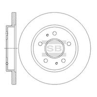 HiQ Front Brake Rotors Set SD4622