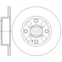 HiQ Front Brake Rotors Set SD4445