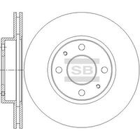 HiQ Front Brake Rotors Set SD4262