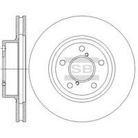 HiQ Front Brake Rotors Set SD4704