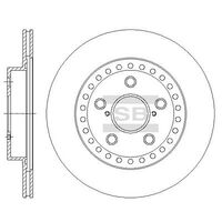 HiQ Front Brake Rotors Set SD4048
