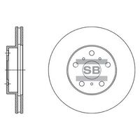 HiQ Front Brake Rotors Set SD4611