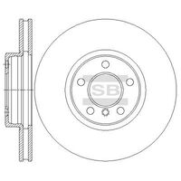 HiQ Front Brake Rotors Set SD5202