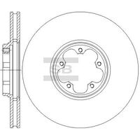 HiQ Front Brake Rotors Set SD5331