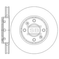 HiQ Front Brake Rotors Set SD6102