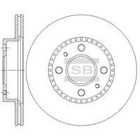 HiQ Front Brake Rotors Set SD4261