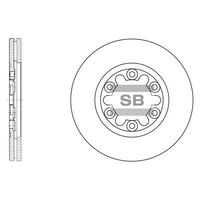 HiQ Front Brake Rotors Set SD4408