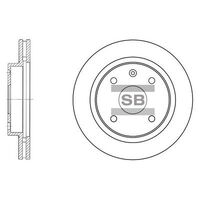 HiQ Front Brake Rotors Set SD3009