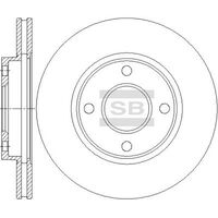 HiQ Front Brake Rotors Set SD4431