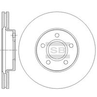 HiQ Front Brake Rotors Set SD5302
