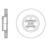 HiQ Front Brake Rotors Set SD5304