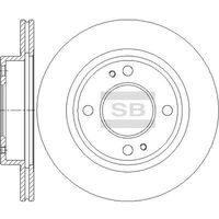 HiQ Front Brake Rotors Set SD4347