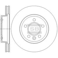 HiQ Front Brake Rotors Set SD7002