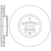 HiQ Front Brake Rotors Set SD5704