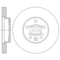 HiQ Front Brake Rotors Set SD5703