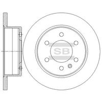 HiQ Rear Brake Rotors Set SD5602