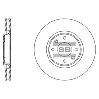 HiQ Front Brake Rotors Set SD5003