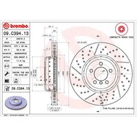Brembo Front Brake Rotors Set 09.C394.13