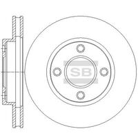 HiQ Front Brake Rotors Set SD4265