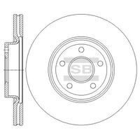HiQ Front Brake Rotors Set SD5313