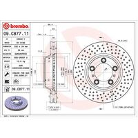 Brembo Front Brake Rotors Set 09.C877.11