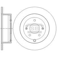 HiQ Rear Brake Rotors Set SD1082