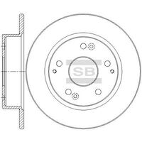 HiQ Rear Brake Rotors Set SD4140
